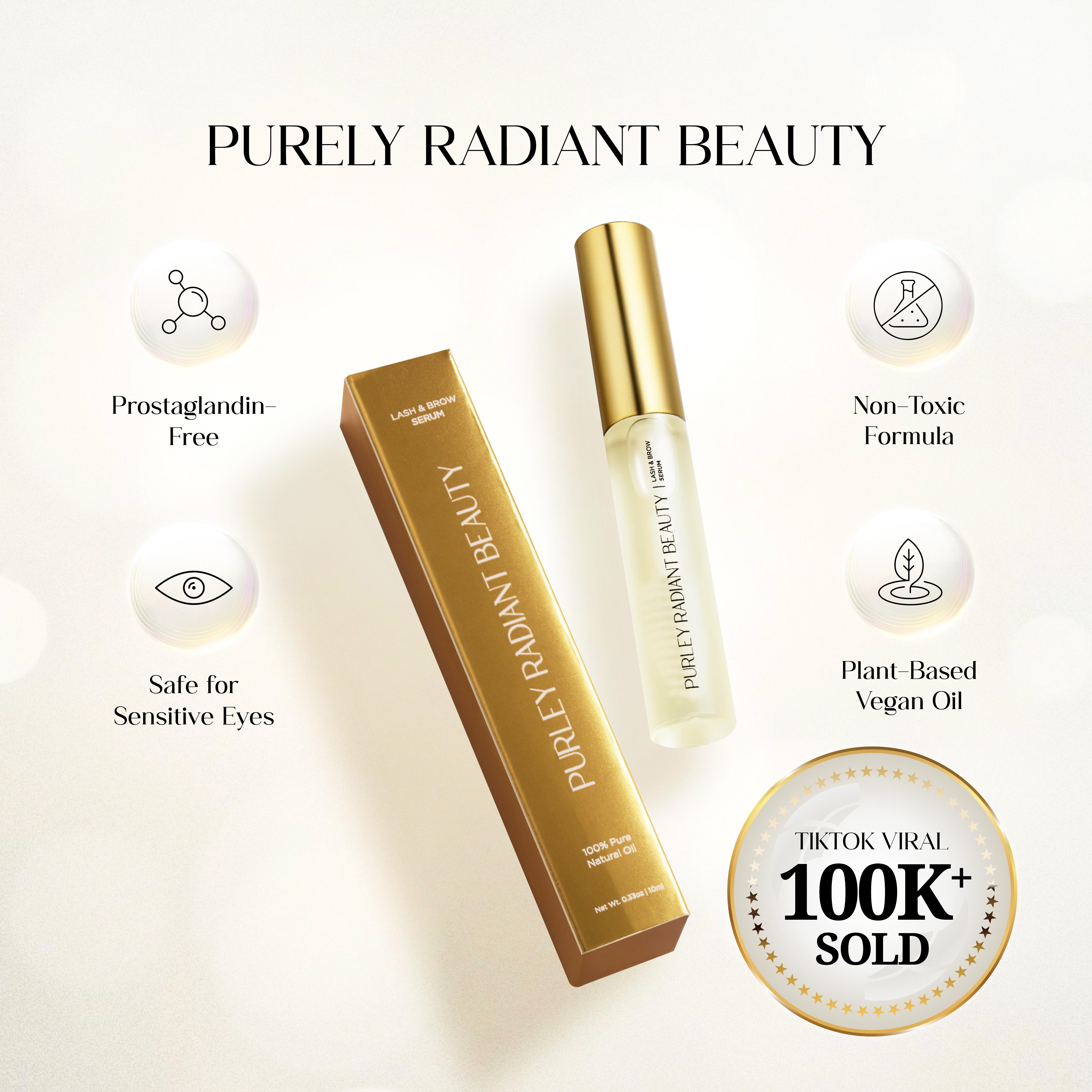 Organic Eyelash & Eyebrow Growth Serum